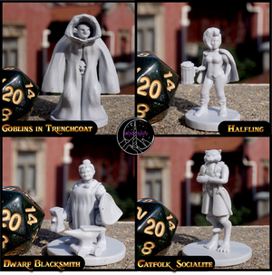 Heroic Townsfolk - 18 Minis Set