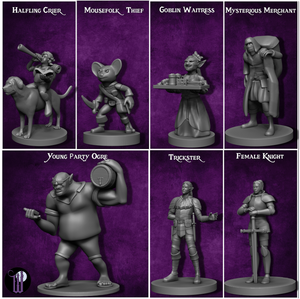 Heroic Townsfolk - 29 Minis Set
