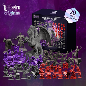 Monsters & Bookish Dragon Set