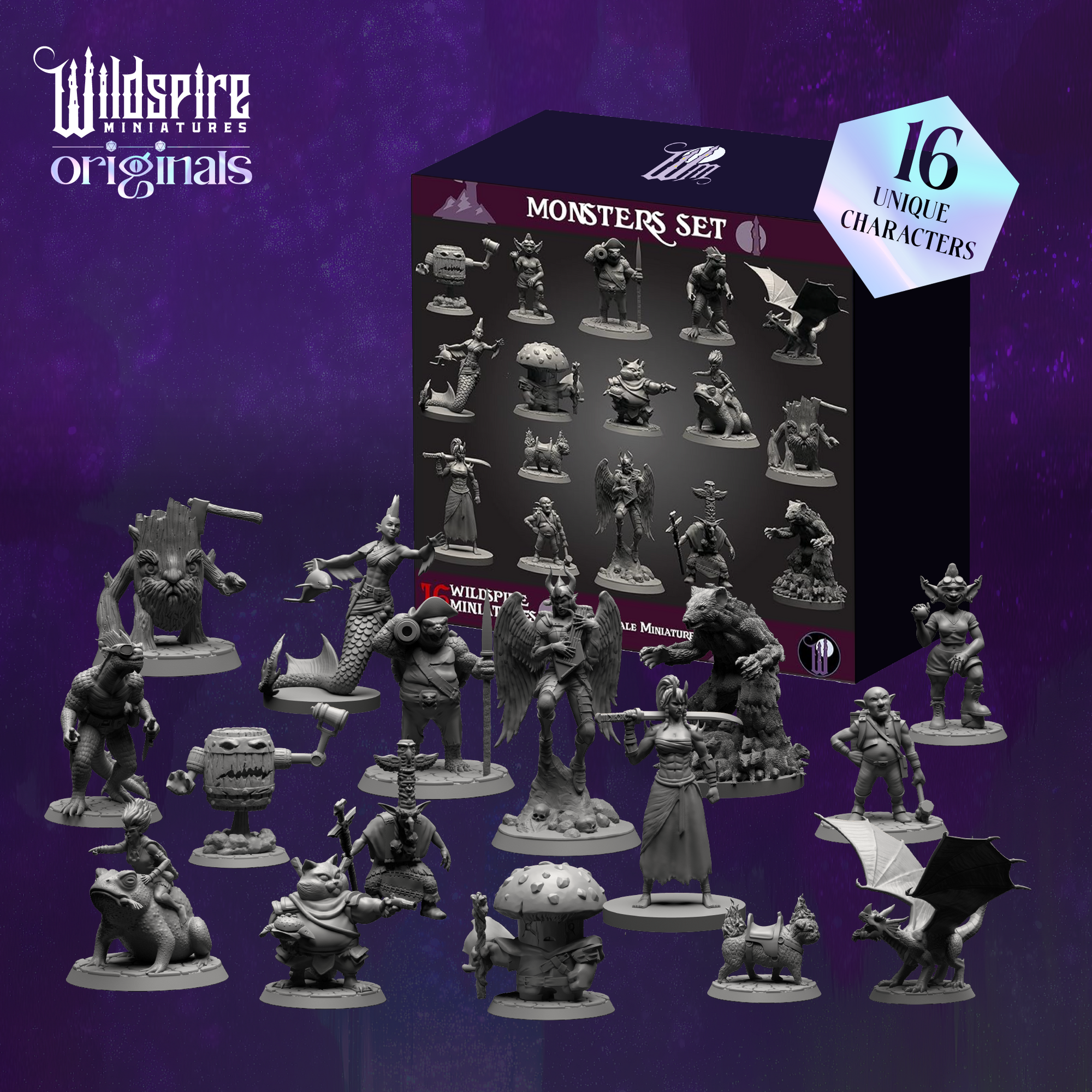 Monsters - 16 Minis Set
