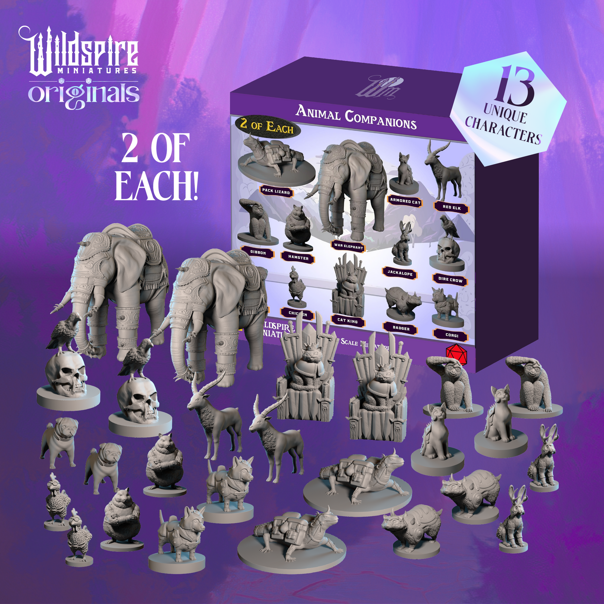 Animal Companions - 26 Minis Set