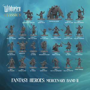Fantasy Heroes: Mercenary Band II - 26 Minis
