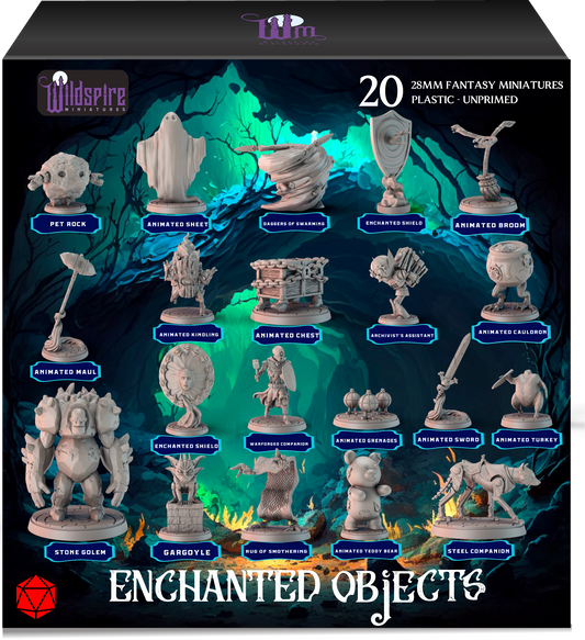 Wildspire 20 Enchanted Objects - Magical Animated Objects for DND Miniatures (28mm-32mm)