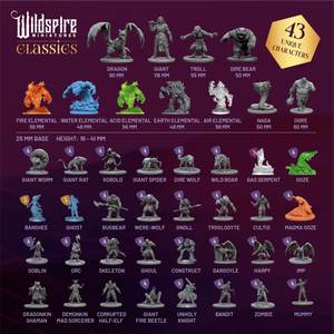 Classic Encounters - 125 Iconic Miniatures Bulk Monsters (NEW ARRIVAL!)