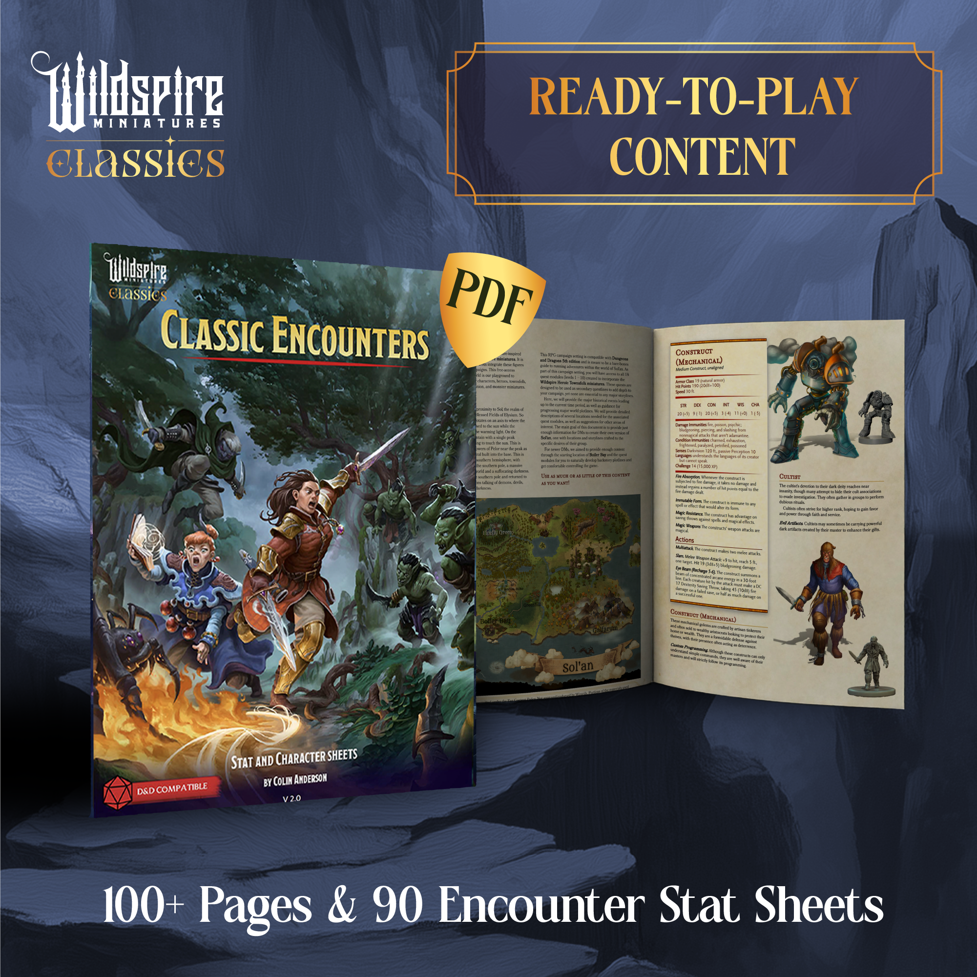 Wildspire 135 Classic Encounters II Set – Miniaturas De Monstruos Para D&D, Perfectas Para Aventuras Épicas Miniaturas D&D Wildspire 135 Classic Encounters II Set – Miniaturas De Monstruos Para D&D, Perfectas Para Aventuras Épicas Miniaturas D&D