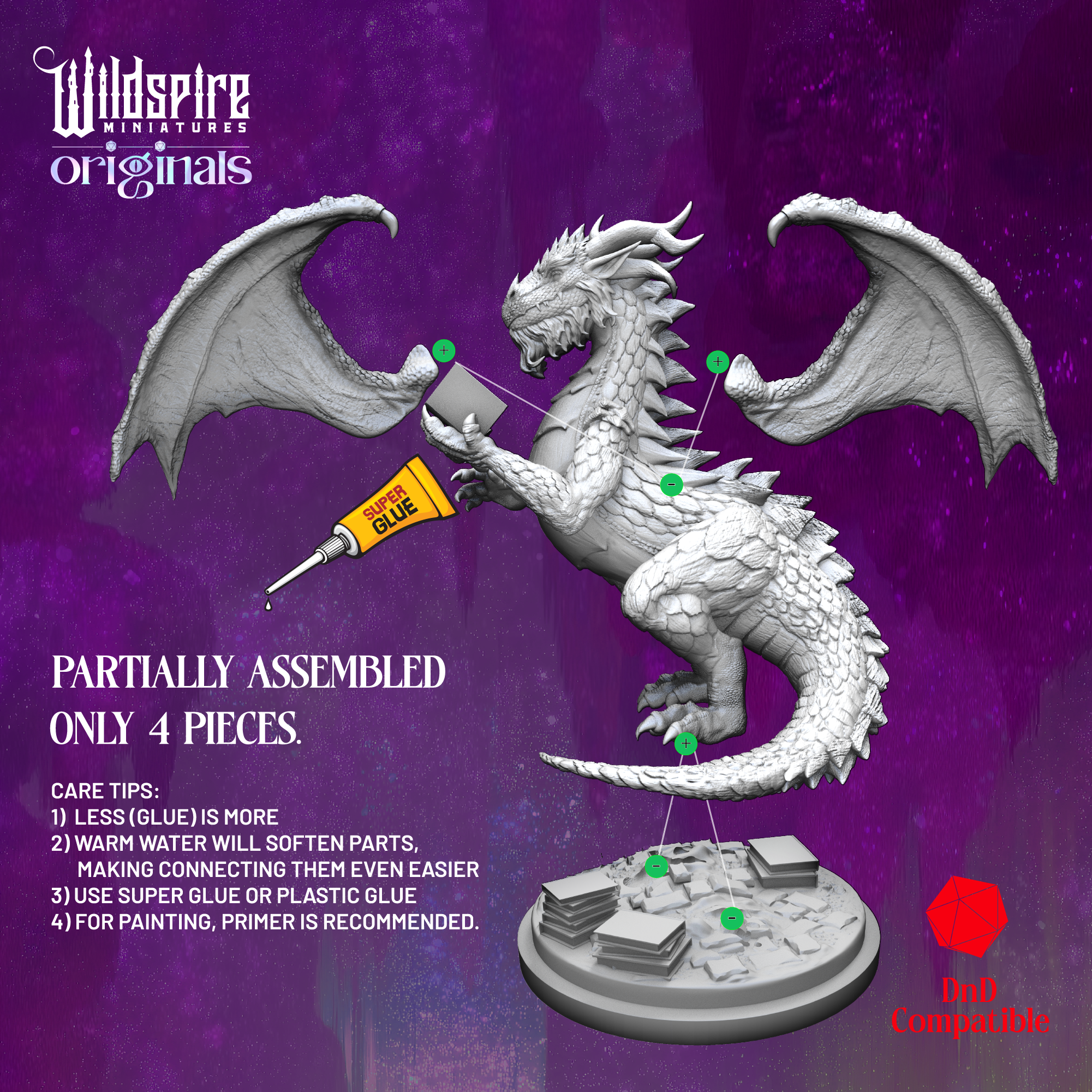 monsters of solan Monsters & Bookish Dragon Set – Wildspire Miniatures