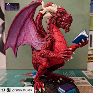 Bookish Dragon (Huge-size)