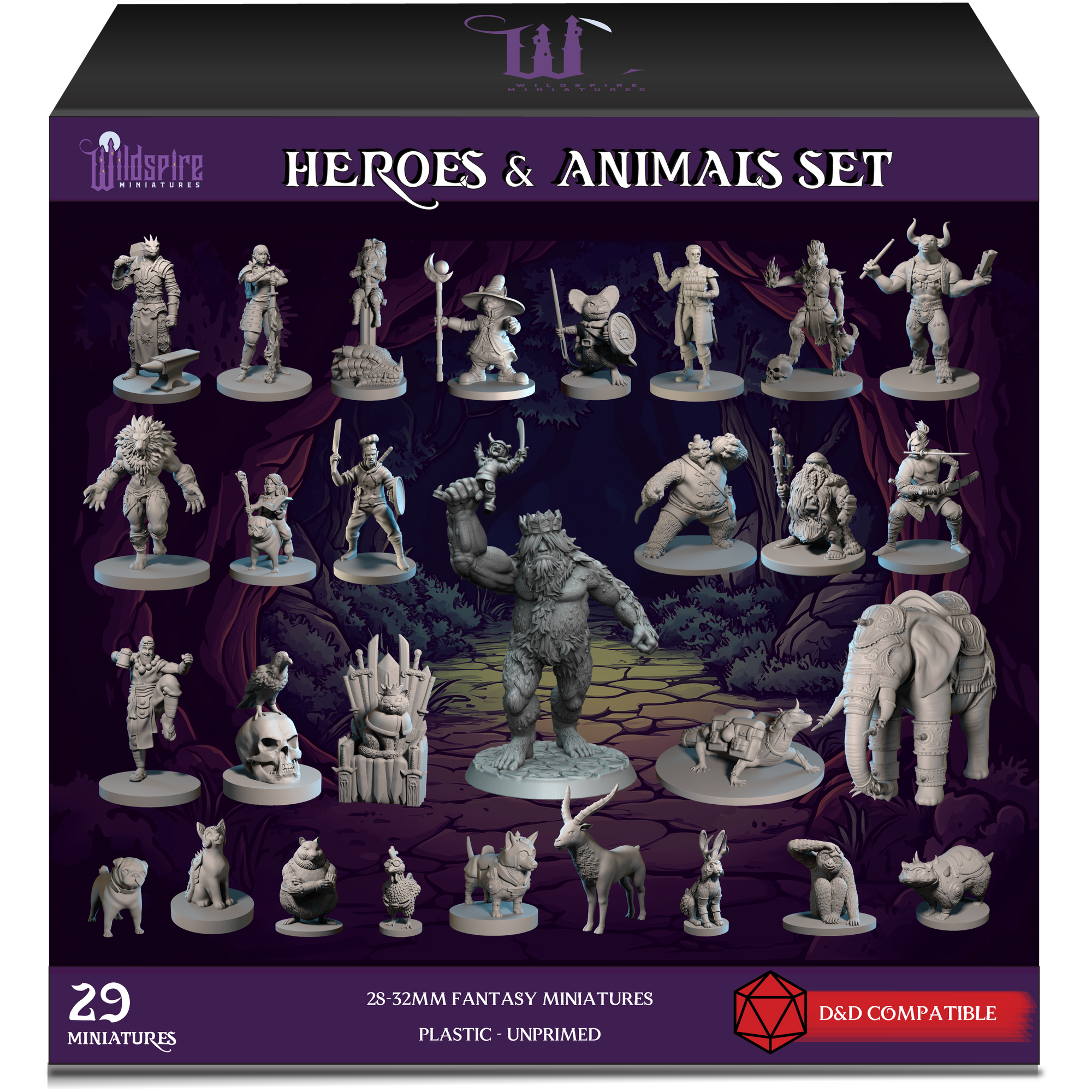 Heroes, Animal Companions, and Troll King Set