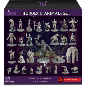 Heroes, Animal Companions, and Troll King Set