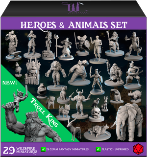 Heroes, Animal Companions, and Troll King Set