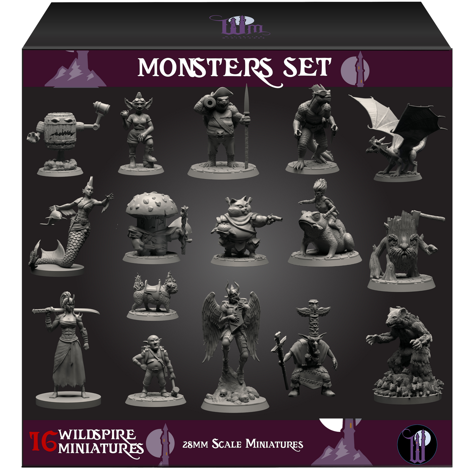 Monsters - 16 Minis Set