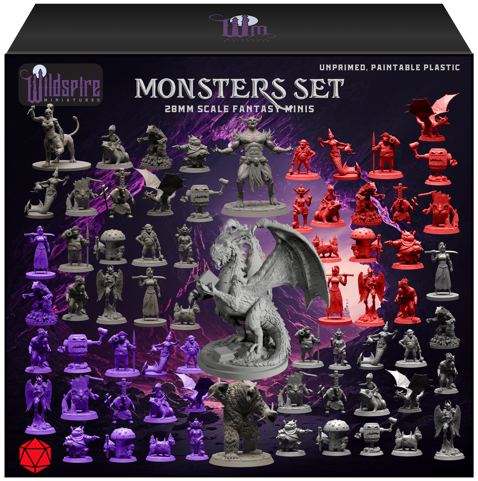 Monsters & Bookish Dragon Set