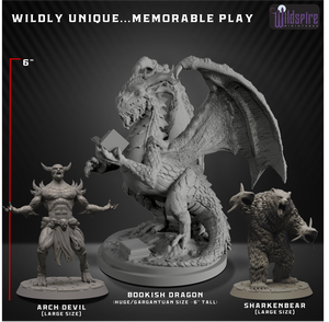 Monsters & Bookish Dragon Set (68 Miniatures)